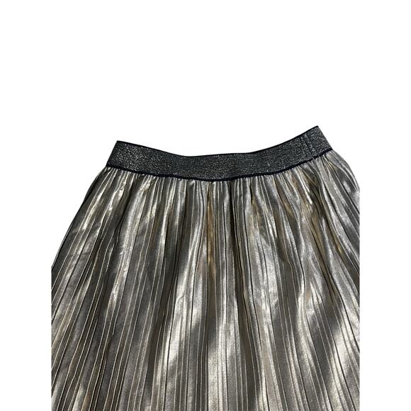 Kate Spade Gold midi Skirt the Rules Girls Size 7 - Picture 2 of 4